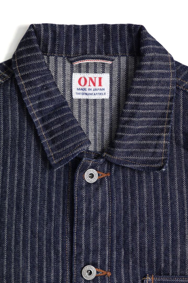 ONI03501-HJS　Drop needle jacquard Stripe Coverall,, medium image number 0