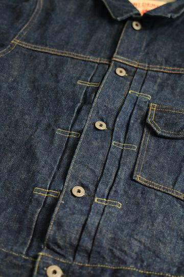 ONI-01507-Ishikawadai 15oz Ishikawa-dai Denim 1st type Jacket-One Wash-42,, small image number 4