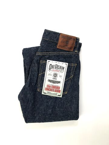 ONI246-CCD-Kabuki 15oz Crushed Concrete Denim Kabuki Selvedge Neat Straight,, small image number 0