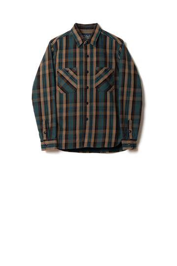 5714 Heavy Flannel Shirts,GREEN, small image number 0