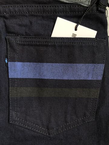 MXJE3500 15.7oz INDIGO x BLACK DENIM CLASSIC STRAIGHT,, small image number 2