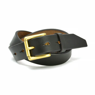 EGB40137AB Belt Men's Leather UK saddle leather 40mm width harness belt-NAVY-37inch (94cm) Limited color,NAVY, small image number 0