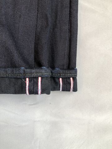 MXJE3201 15.7oz INDIGO x BLACK DENIM SLIM STRAIGHT,, small image number 7