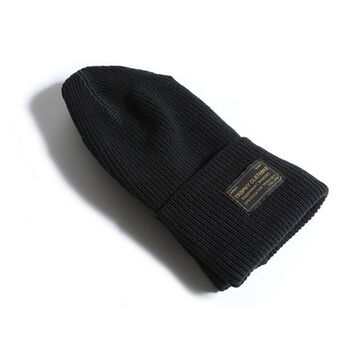 TR24AW-701 Watchman Cotton Knit Cap (4 COLORS),BLACK, small image number 5