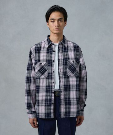 MXLS1002 ORIGINAL TWILL CHECK SHIRT,RED, small image number 3