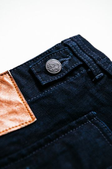 YO0905BKRID 25oz Utility Pants Indigo,, small image number 6