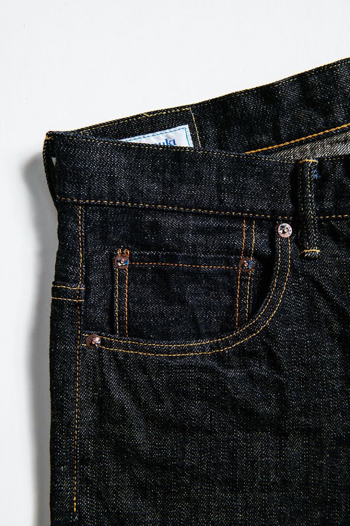 Z0830FU 14OZ 'FUUMA'  Selvedge Street Tapered Jeans-28,, medium image number 10