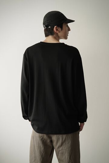 【CAPERTICA】CAP707CS36 Super Soft Cotton / L/S Tee,BLACK, small image number 1