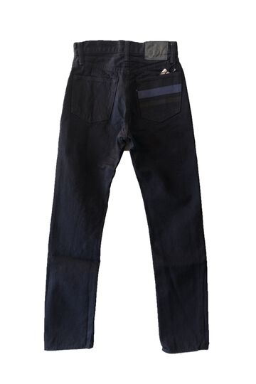 MXJE3201 15.7oz INDIGO x BLACK DENIM SLIM STRAIGHT,, small image number 9