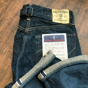 ONI295-Ishikawadai Ishikawadai Denim Shinchback Loose Straight,, small image number 0