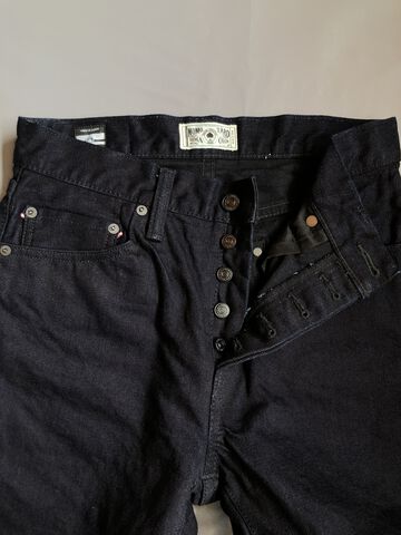 MXJE3100 15.7oz INDIGO x BLACK DENIM NARROW TAPERED,, small image number 3