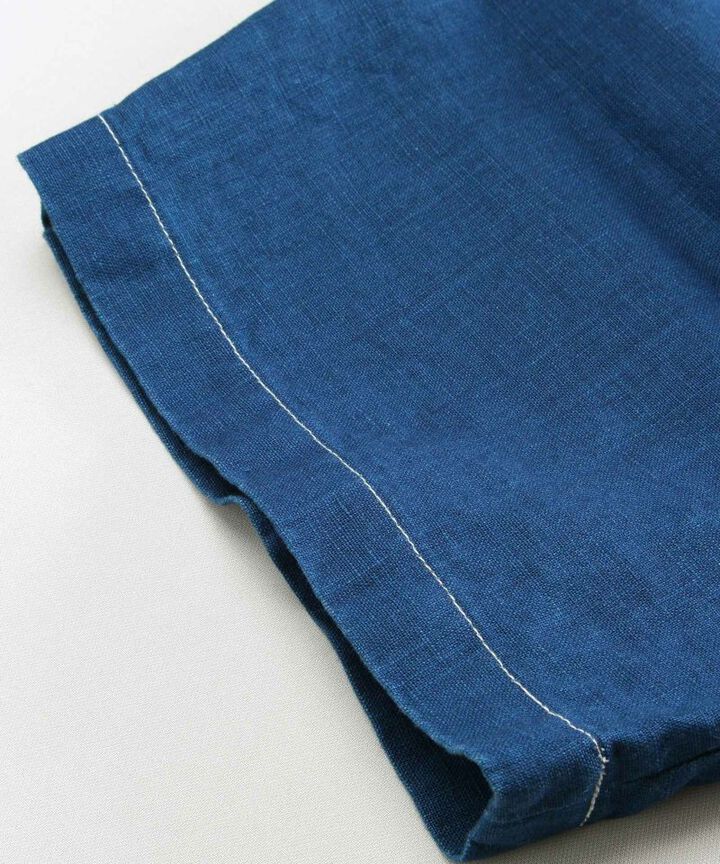 02-059 Indigo linen Easy shorts,, medium image number 4