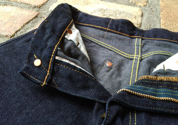 GZ-16SLST-Z01OW 16oz Left-woven ZIP jeans Slim Straight(One washed),, small image number 6