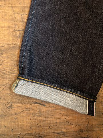 J508 9oz Selvedge Denim Loose Straight,INDIGO, small image number 6