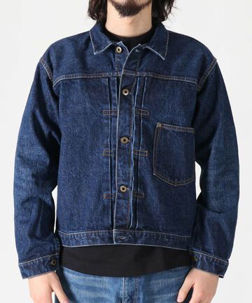 JBOT11023A 14.8OZ CLASSIC DENIM 1ST TYPE JACKET MID-One Wash-42,, small image number 6