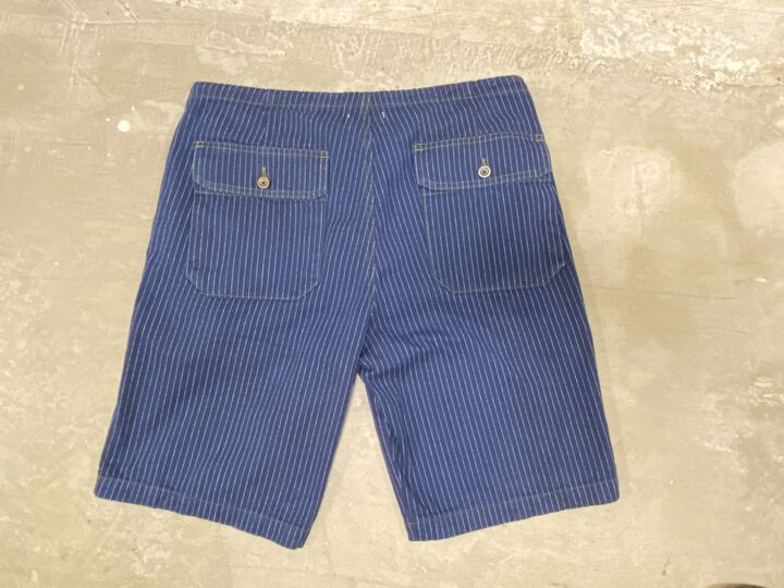 GZ-BDSP-0506 9oz Stripe Short Pants-One Wash-3L,, medium image number 1