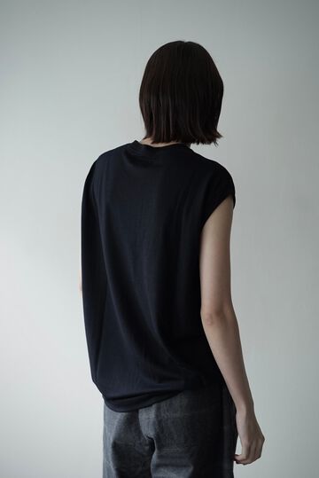 【CAPERTICA】CAP707CS01 Super140s Washable Wool DC_jersey / Loosey Tank_Top,MIDNIGHT, small image number 1