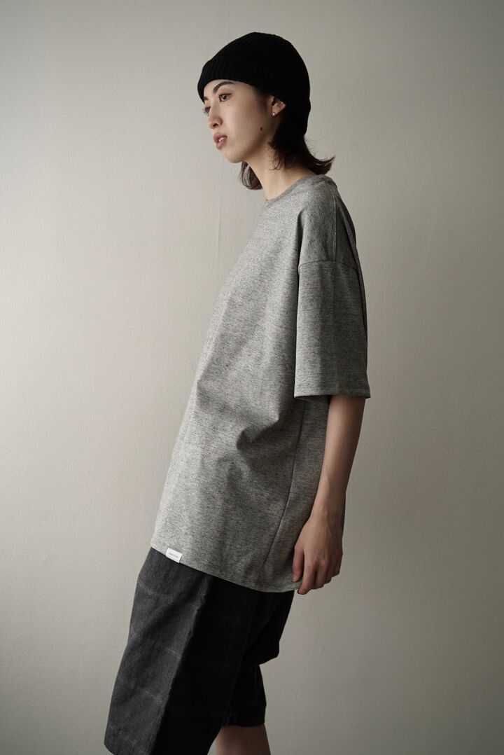 【CAPERTICA】CAP707CS34 Soft Twist Suvin Cotton / Big Tee,BLACK, medium image number 7