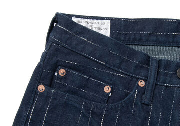 D1885 14oz RAIN Kasuri Jeans,, small image number 3