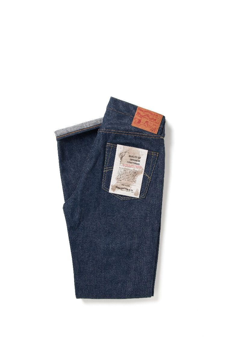 GD007 Dark Blue Selvedge Jeans Slim Fit Men Jeans – Noggah Denims