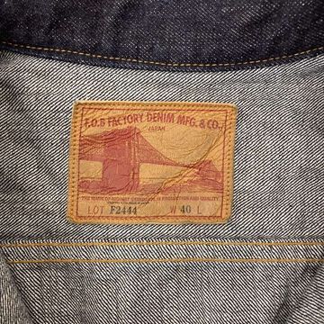 F2444 14.75OZ SELVEDGE TYPE III DENIM JACKET,, small image number 4