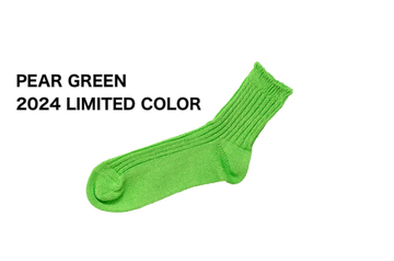 NK0202 LINEN RIBBED SOCKS PEAR GREEN (2024 LIMITED COLOR),PEAR GREEN, small image number 5