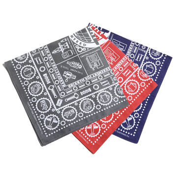 TR24SS-801 Craftsman Bandana,RED, small image number 0