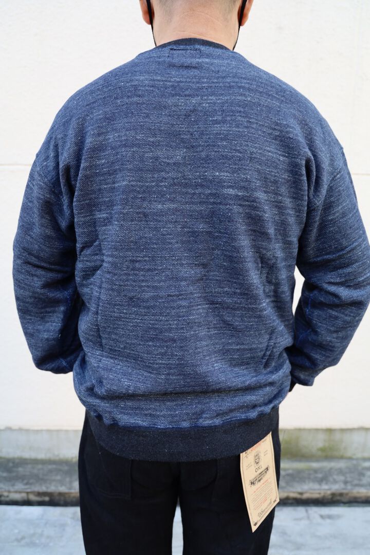HY1716K "KUON" Indigo Sweatshirt-XL,, medium image number 3