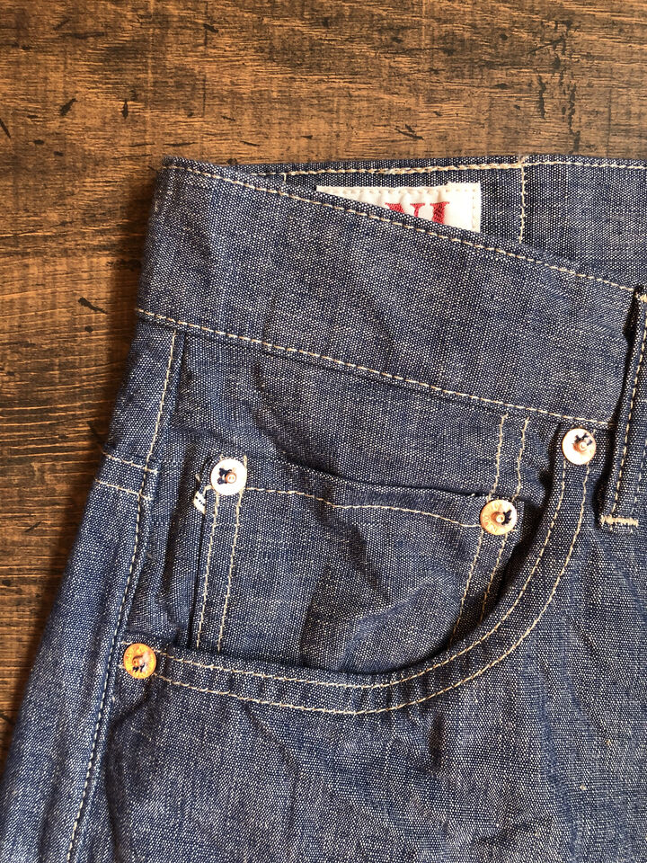 ONI022-SVCH 8.5oz Selvage Chambray Relax Straight,, medium image number 2