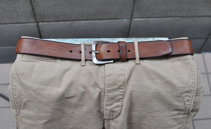 DH5662 Handmade leather belt,, medium image number 4