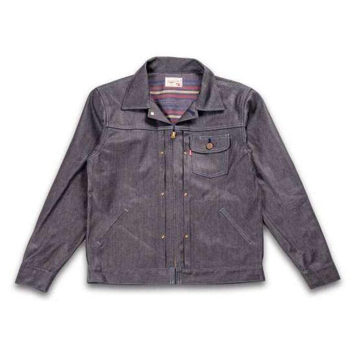 GZ-GJRC-0608 Coated Denim Riders Jean Jacket