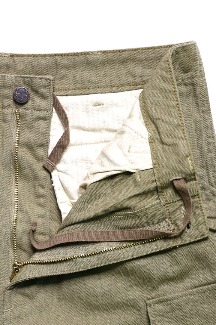 TNK305 "herringbone" M65 Pants (KHAKI BEIGE),KHAKI BEIGE, medium image number 2