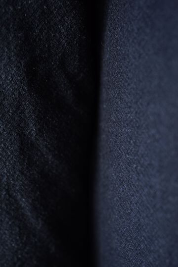 【CAPERTICA】CAP706PT18 Washable Wool Gaba / Loosey Trousers,BLACK NAVY, small image number 5