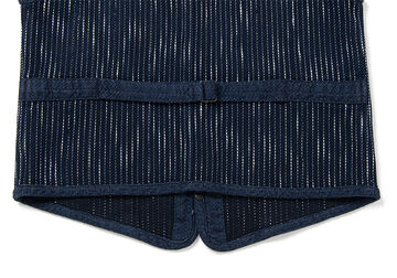 4588 13oz RAIN Sashiko Vest,INDIGO, small image number 5