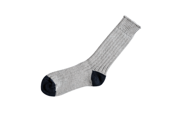 NK0102 RECYCLED COTTON RIBBED SOCKS,CHARCOAL, small image number 0