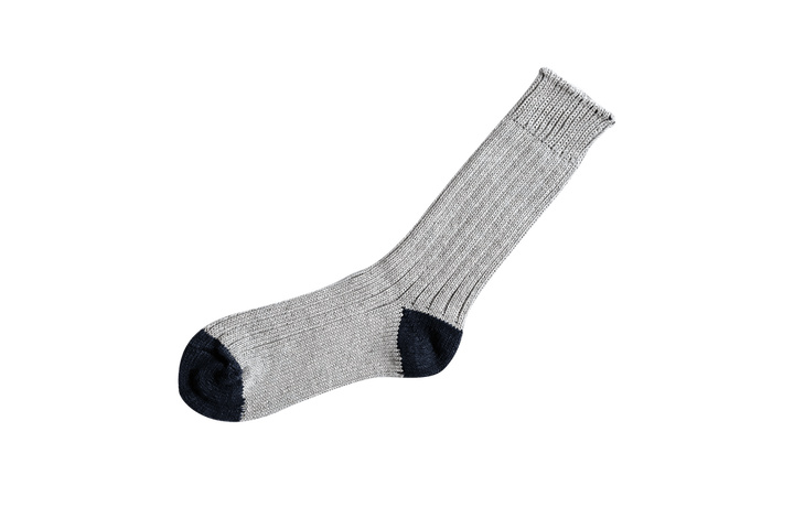 NK0102 RECYCLED COTTON RIBBED SOCKS,CHARCOAL, medium image number 0