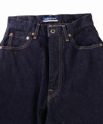 JUJE1002 High Waist Loose 【Women's】,INDIGO, small image number 8