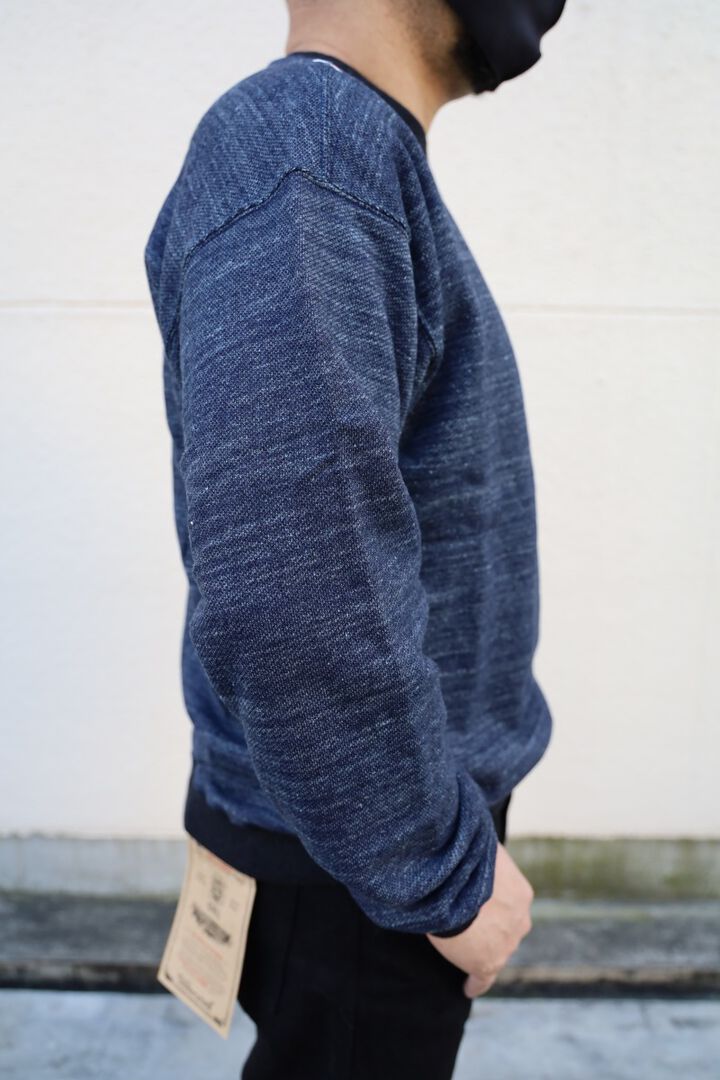 HY1716K 'KUON' Indigo Sweatshirt-XL,, medium image number 2