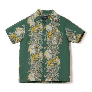 【Pre-order】5721 Tornado Pig Aloha Shirt,YELLOW, small image number 2