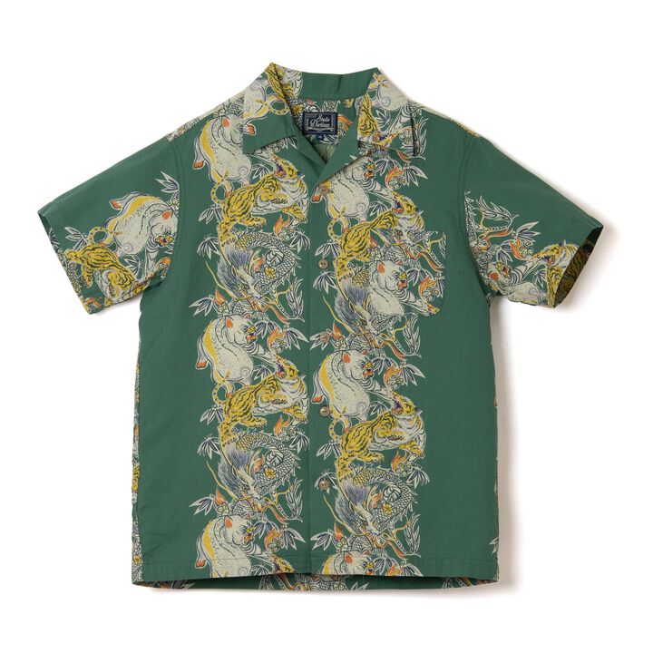 【Pre-order】5721 Tornado Pig Aloha Shirt,YELLOW, medium image number 2