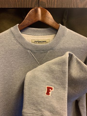 F7098 LOOPWHEEL CREW SWEAT,GRAY, small image number 4