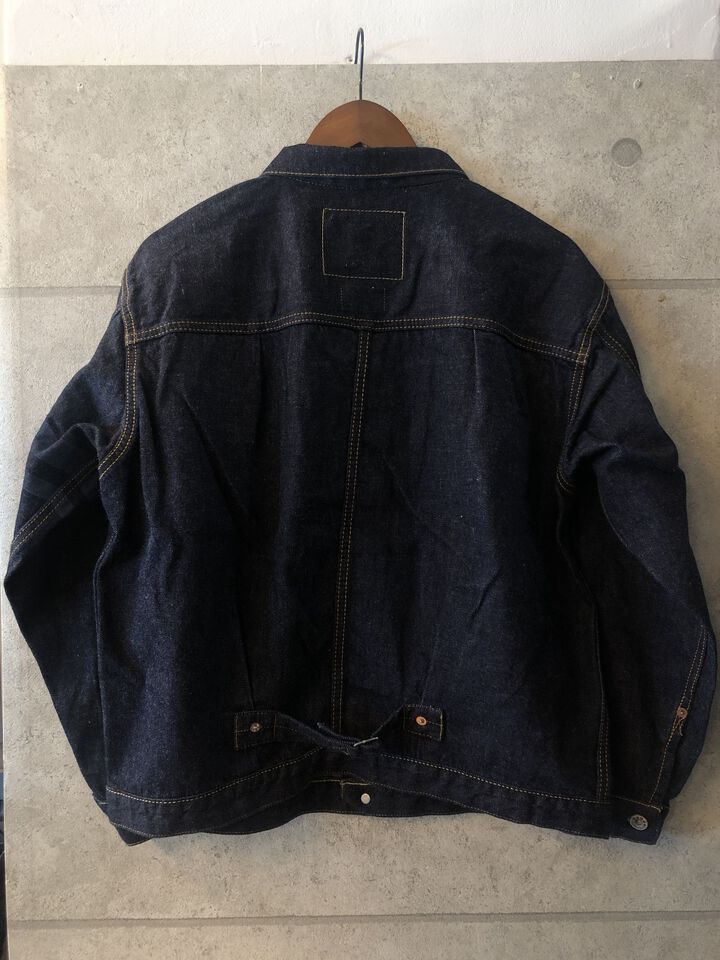 MXGJ3001 13oz TOKUNOU BLUE SELVEDGE HERITAGE DENIM JACKET,INDIGO, medium image number 1