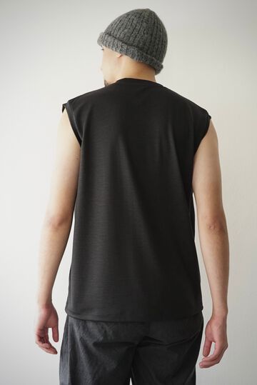 【CAPERTICA】CAP707CS01 Super140s Washable Wool DC_jersey / Loosey Tank_Top,MIDNIGHT, small image number 8