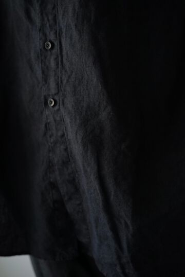 241SH08 ND-Linen Poplin / Granpa Shirts,SUMI, small image number 14