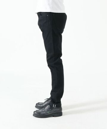 J214 14oz Tapered Model Black Denim Selvedge-One Wash-30,, small image number 2