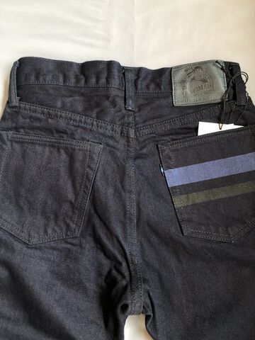 MXJE3100 15.7oz INDIGO x BLACK DENIM NARROW TAPERED,, small image number 8