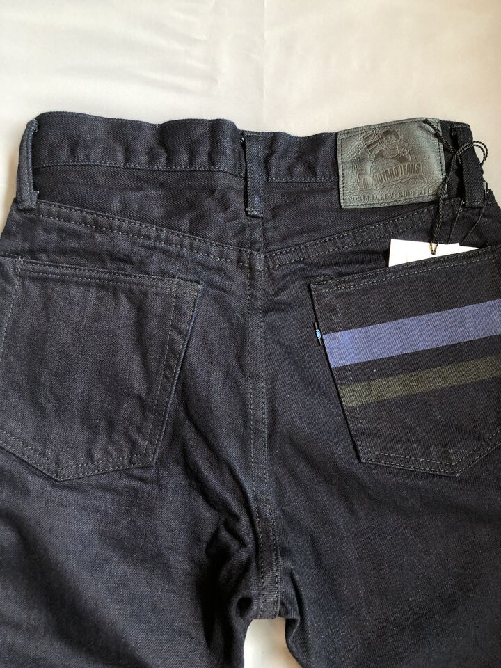 MXJE3100 15.7oz INDIGO x BLACK DENIM NARROW TAPERED,, medium image number 8