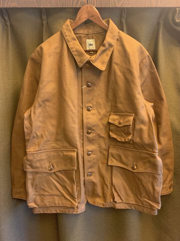 F2448 HEAVY COTTON TWILL HUNTING JACKET,KHAKI, small image number 5