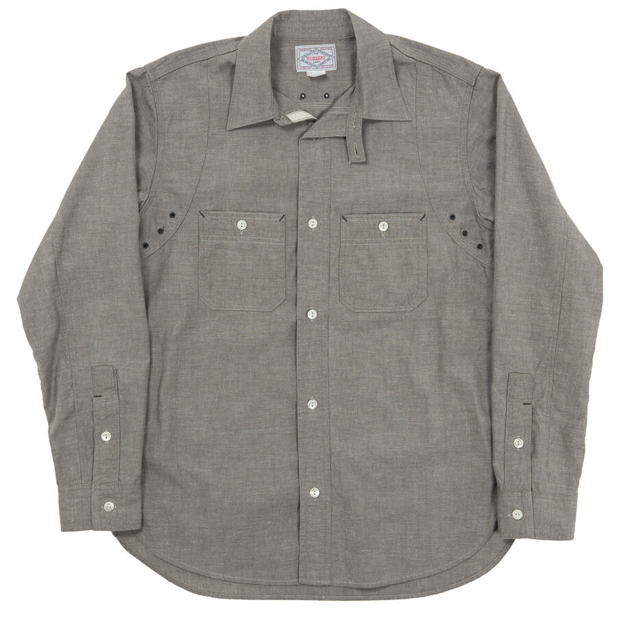 WORKERS | WKSMFGSHTGRY MFG Shirt (Grey Chambray)