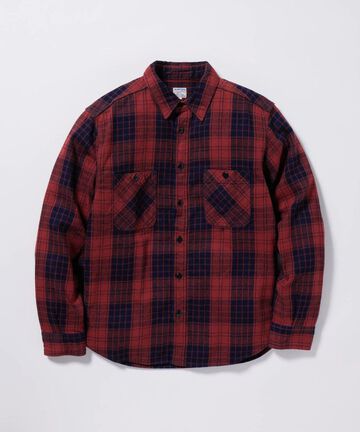 MXLS1002 ORIGINAL TWILL CHECK SHIRT,RED, small image number 9